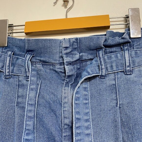 Pilcro and the Letterpress Denim Culottes Women's Wide-leg Cropped Size 4 - Picture 5 of 8